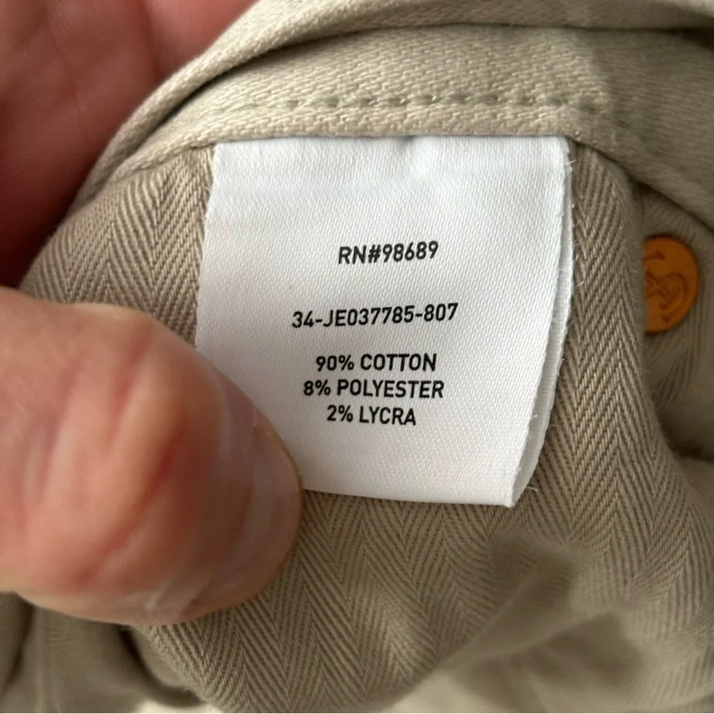 Todd Snyder Men’s Slim Fit 5 Pocket Chino Pant 36x34 Cream